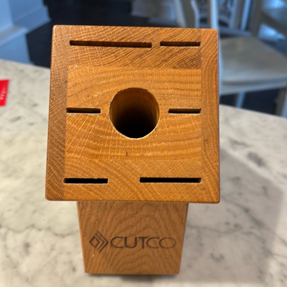 NWOT Cutco wood block